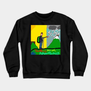 Travelling and adventuring Crewneck Sweatshirt